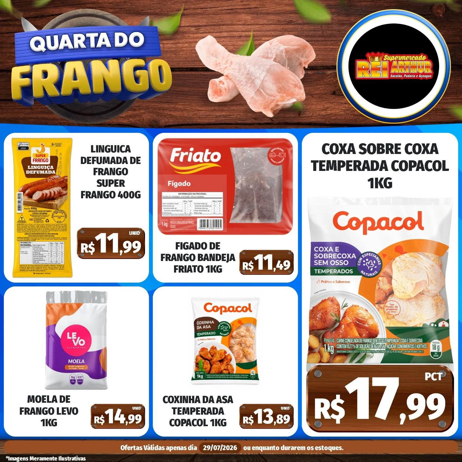 Ofertas Supermercado Rei Arthur💥