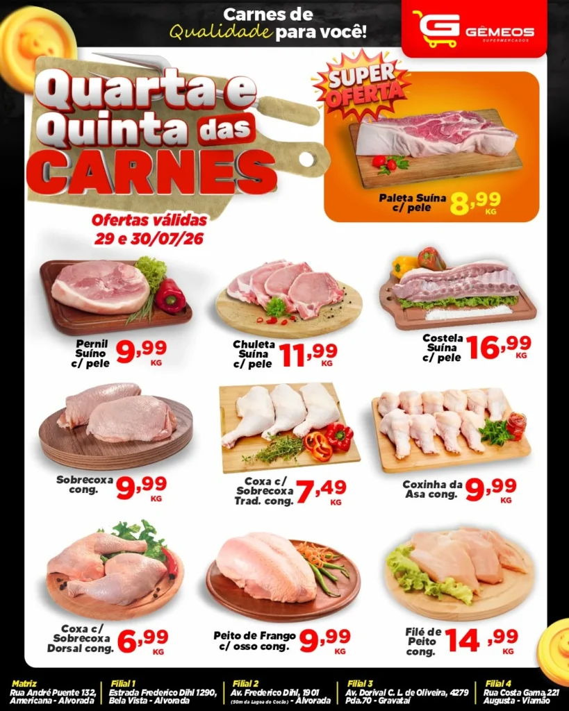 Ofertas Gemeos supermercado – 30/07