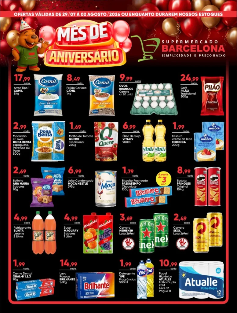 Ofertas Supermercados Barcelona – 02/08/2026