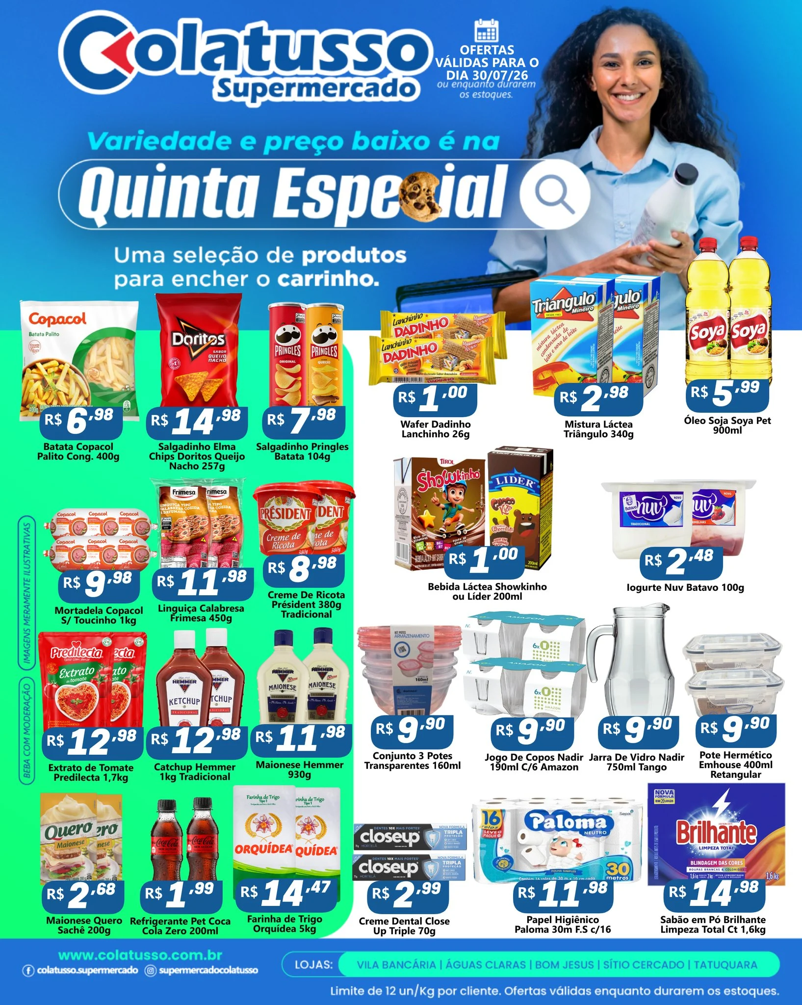 Ofertas Supermercado Colatusso – 30/07/2026
