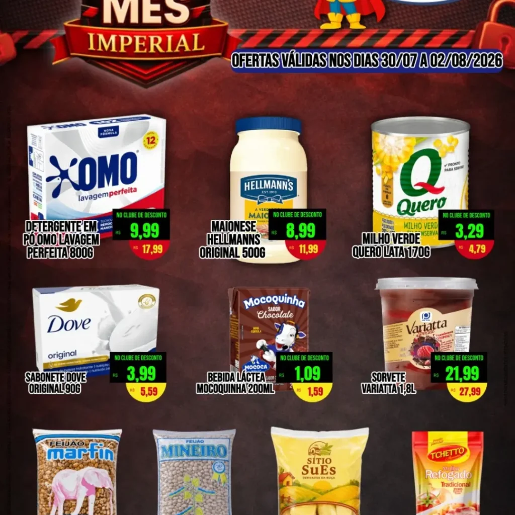Ofertas Supermercado Imperial – 30/07/2026