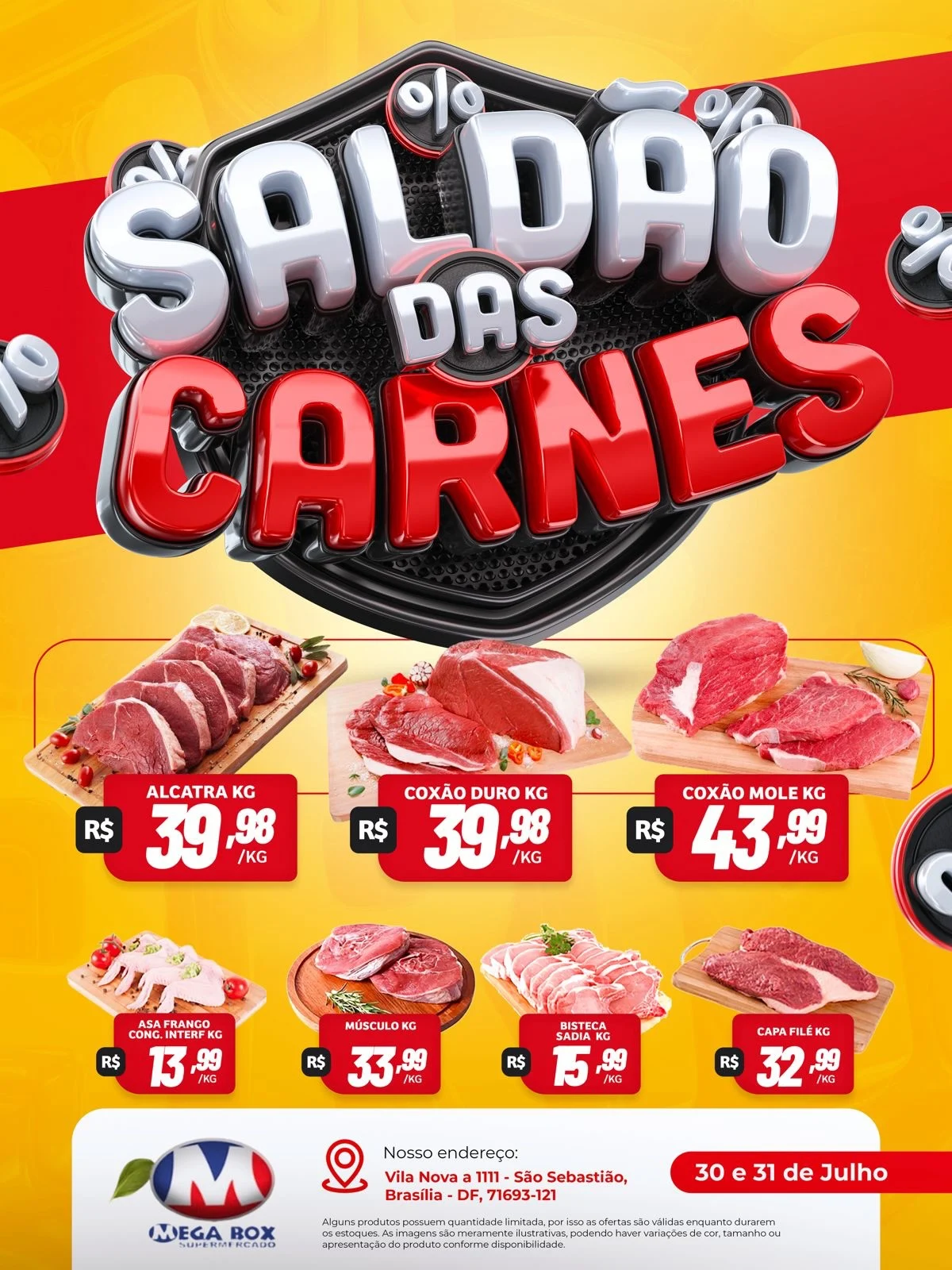 Ofertas Megabox Supermercado – 31/07/2026