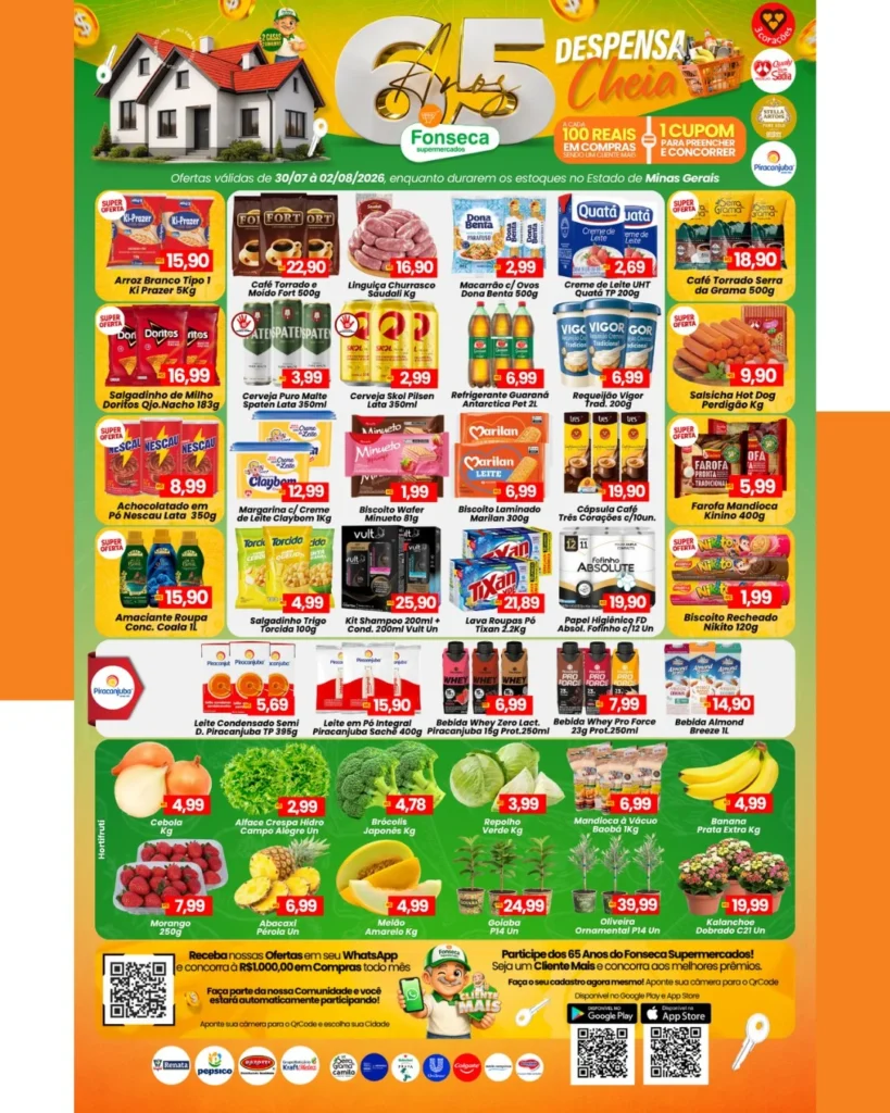 Ofertas Fonseca Supermercados – 02/08/2026