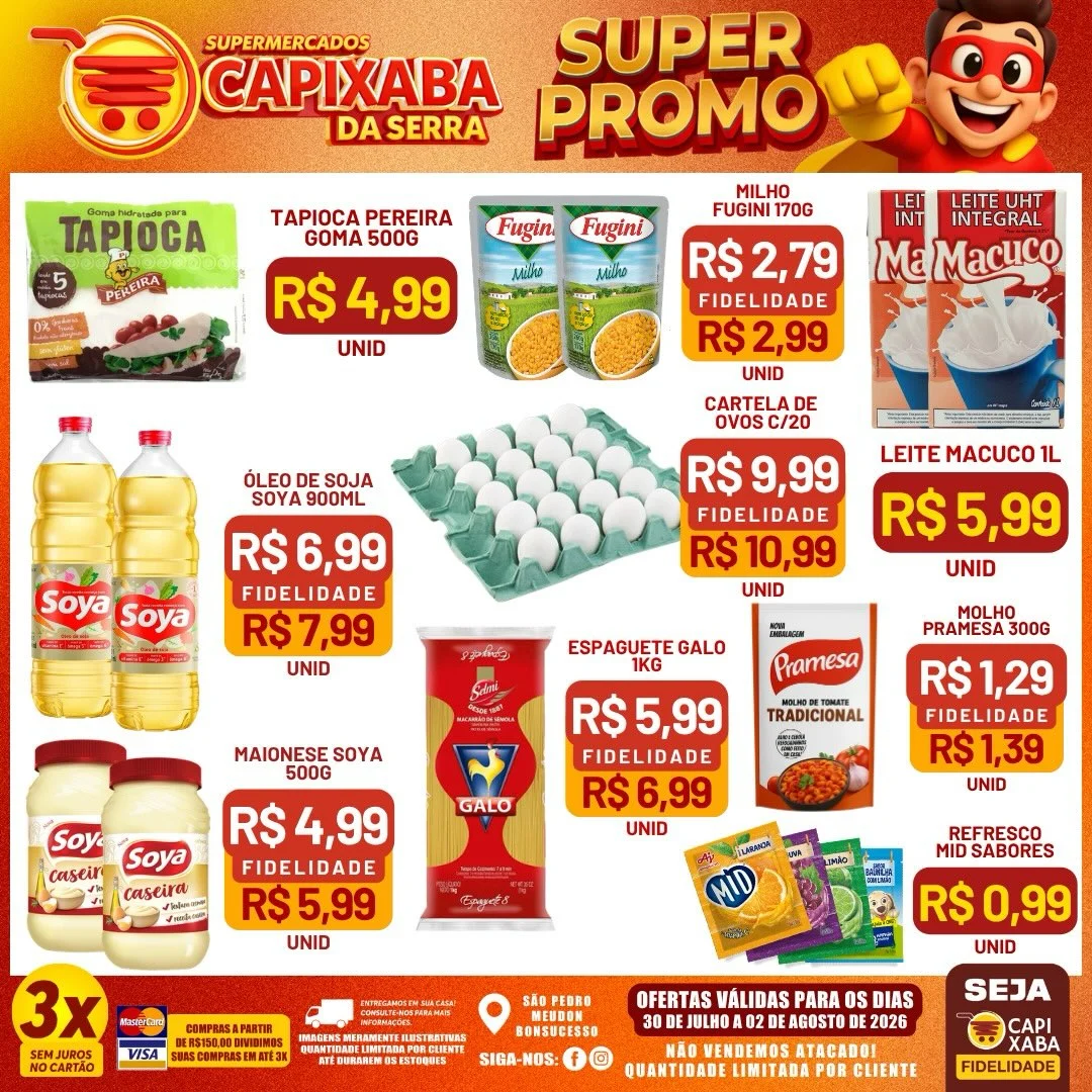 Ofertas Supermercados Capixaba da Serra