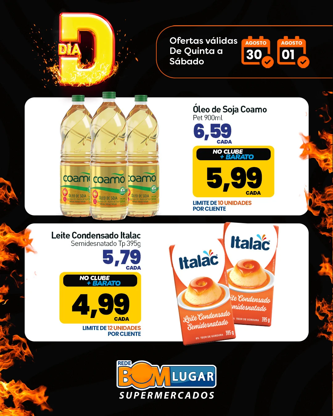 Ofertas Rede Bom Lugar Supermercados