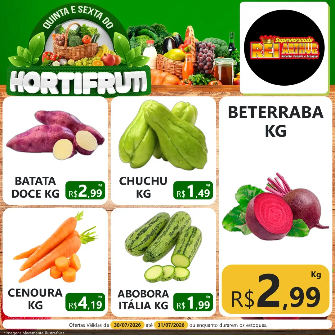 Ofertas Supermercado Rei Arthur💥