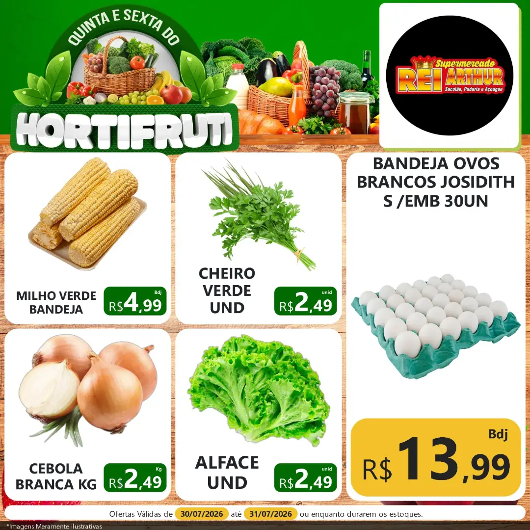 Ofertas Supermercado Rei Arthur💥