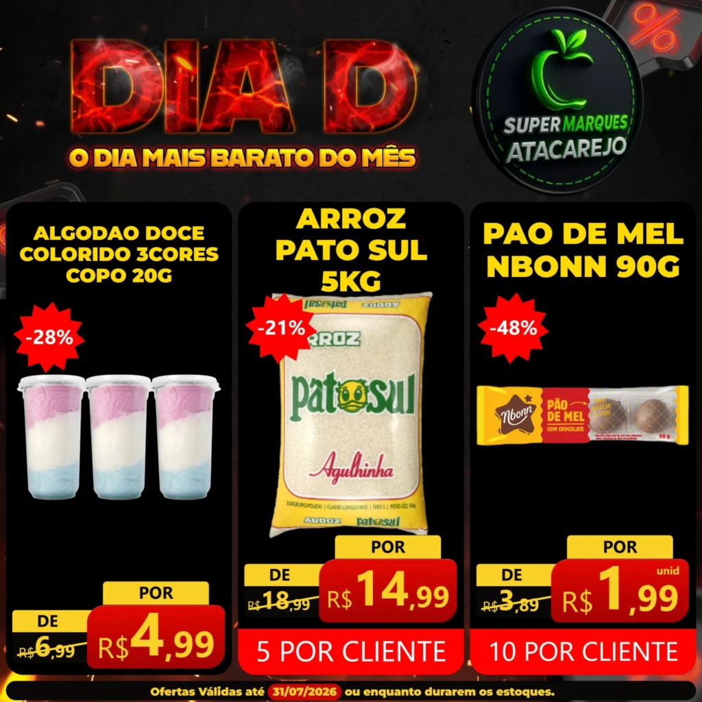 Ofertas Atacarejo Super Marques – 31/07/2026 Ofertas Atacarejo Super Marques – 31/07/2026
