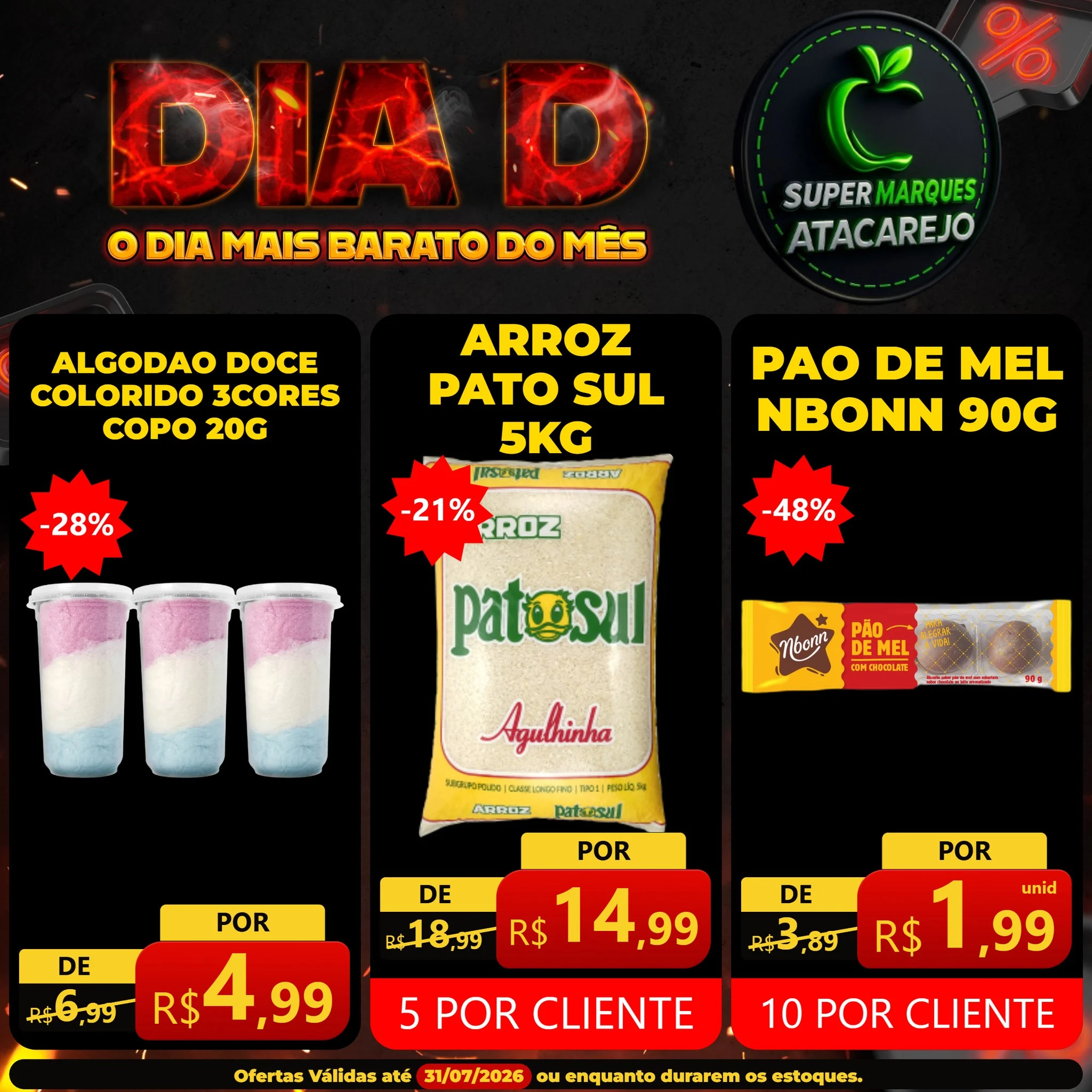 Ofertas Atacarejo Super Marques – 31/07/2026