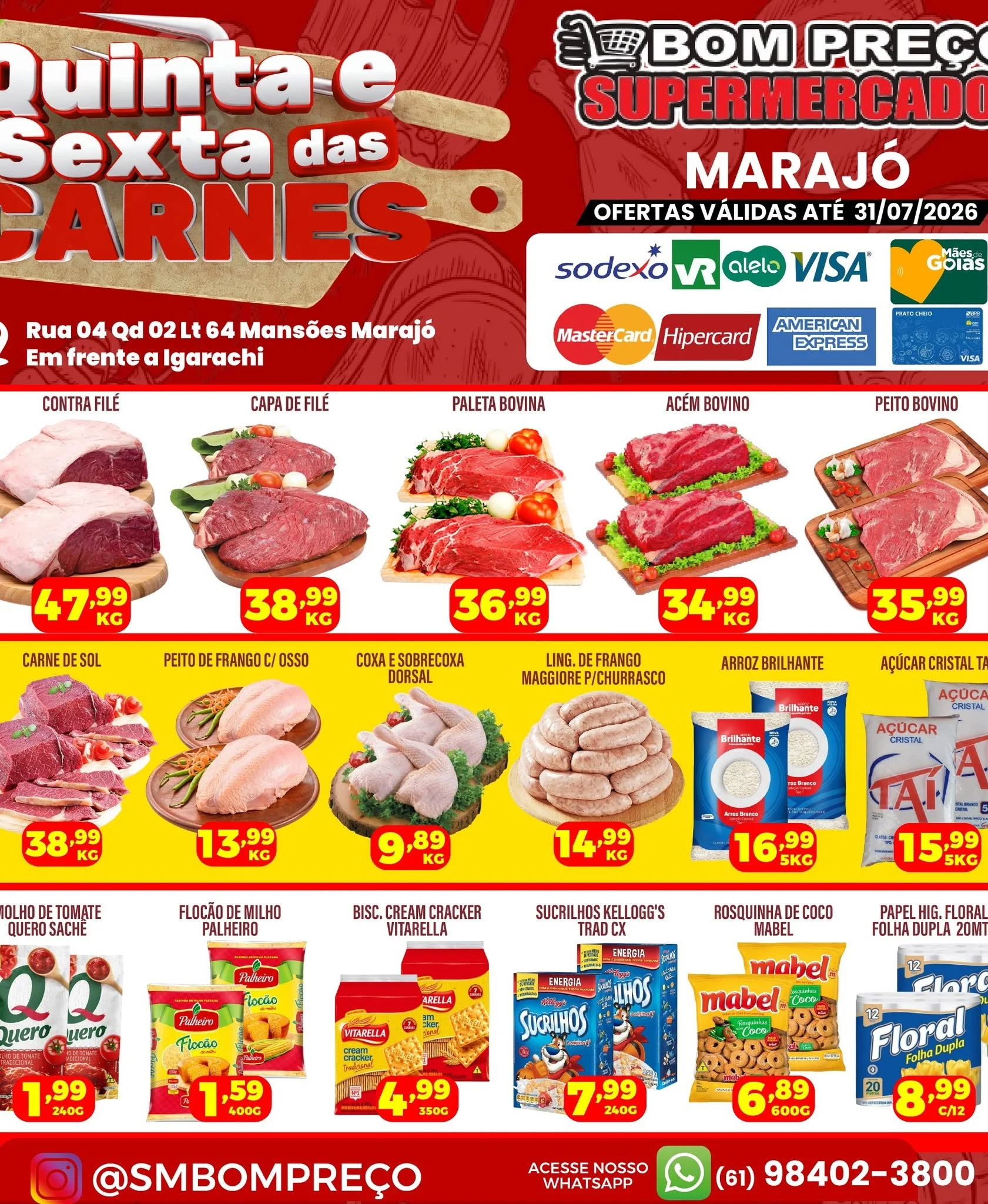 Ofertas Bom preço | Supermercado – 31/07/2026