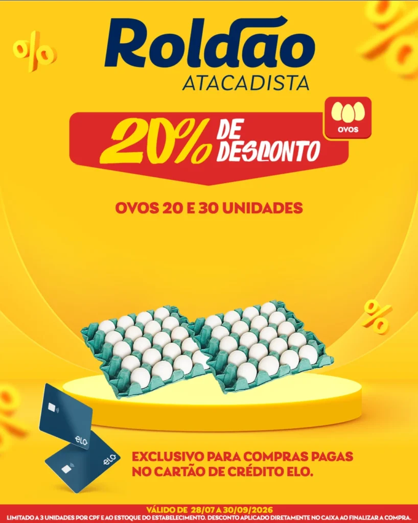 Ofertas Roldão Atacadista – 30/09/2026