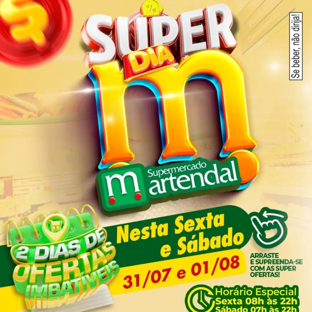 Ofertas Supermercado Martendal – 01/08/2026