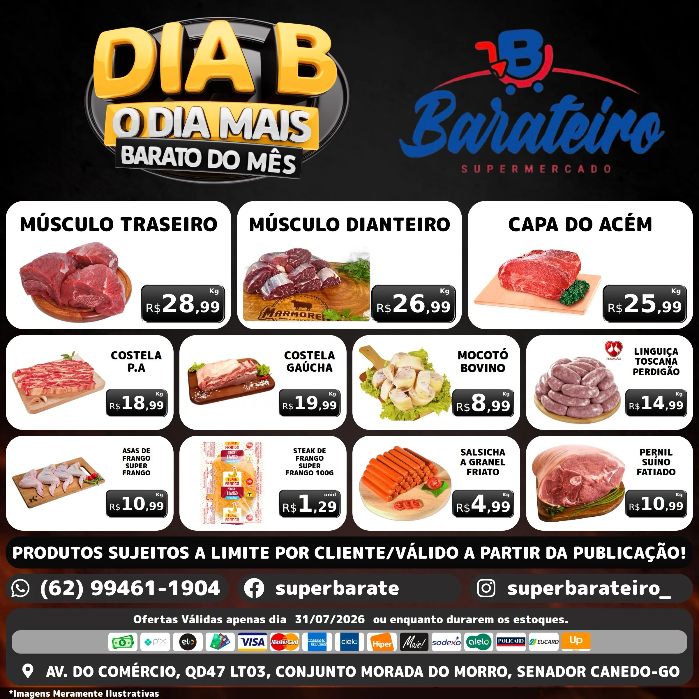 Ofertas Super Barateiro Supermercado