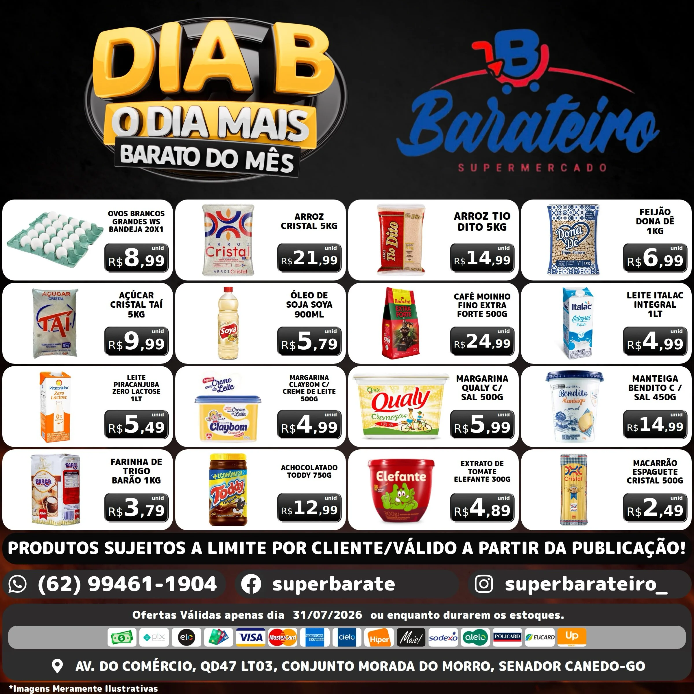 Ofertas Super Barateiro Supermercado