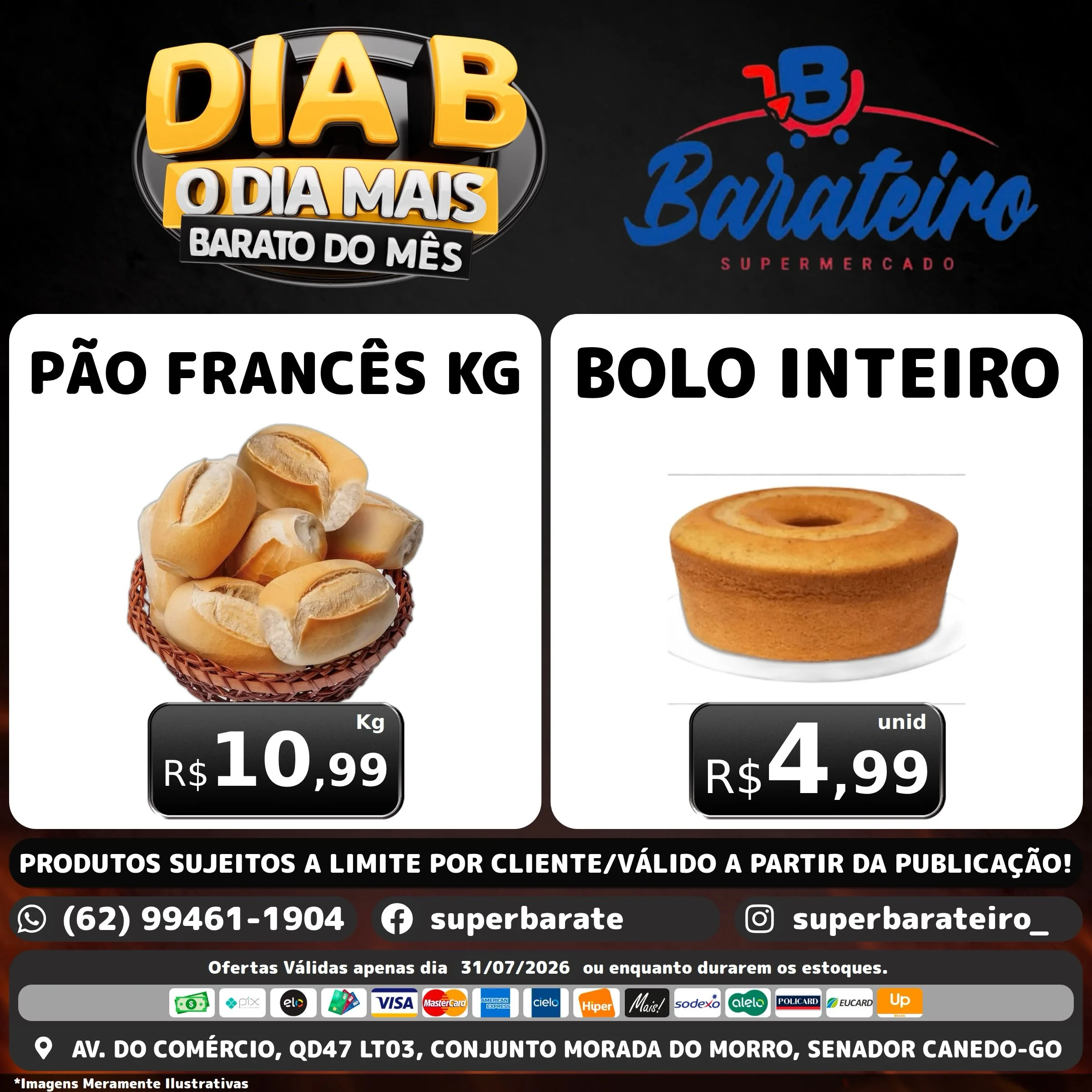 Ofertas Super Barateiro Supermercado