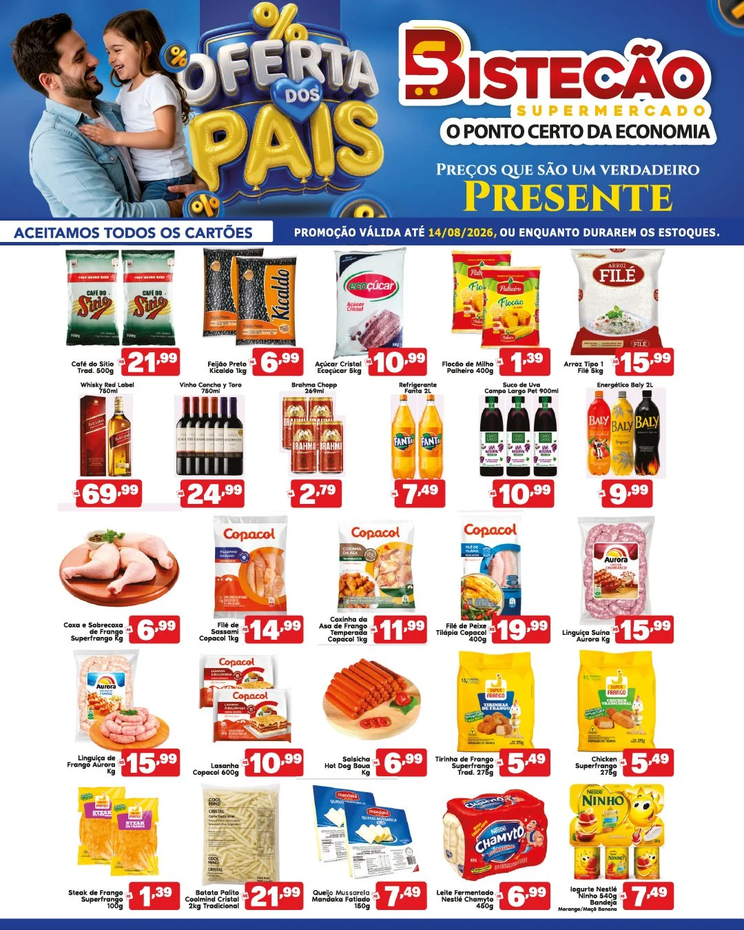 Ofertas Bistecão Supermercado – 14/08/2026