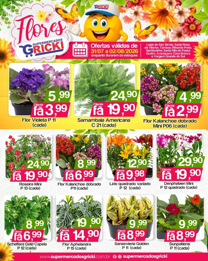 Ofertas Supermercados Gricki – 02/08/2026