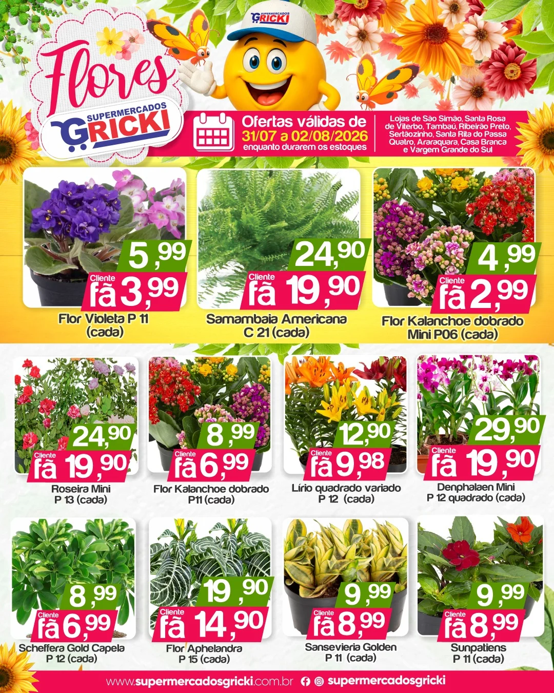 Ofertas Supermercados Gricki – 02/08/2026