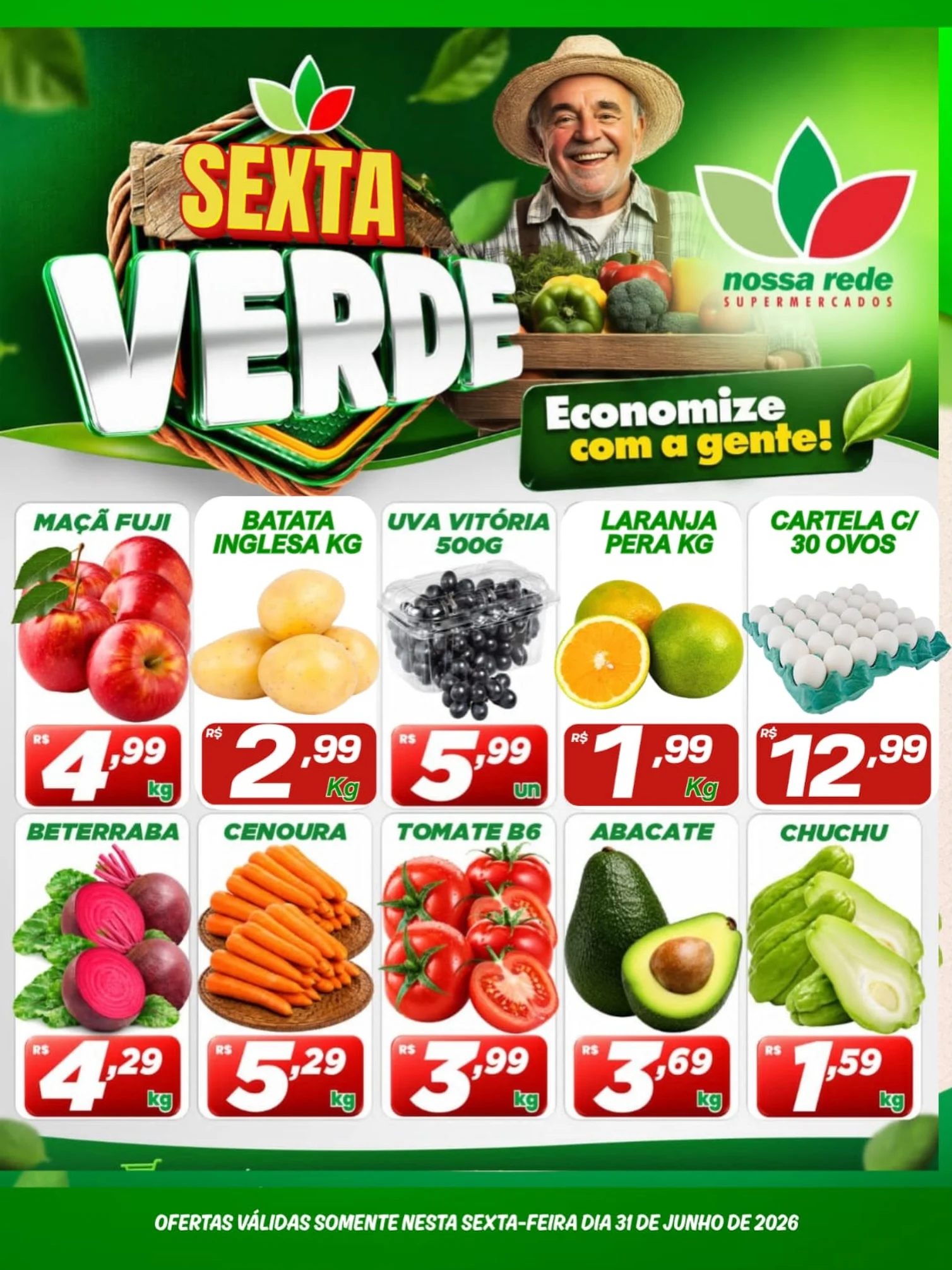 Ofertas NOSSA REDE SUPERMERCADOS | Marataízes 🛒 – 31/07/2026