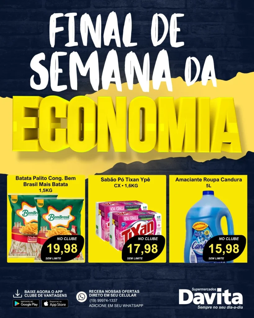 Ofertas Supermercados Davita – 20/07/2026