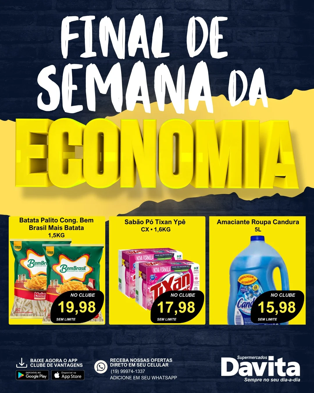 Ofertas Supermercados Davita – 20/07/2026