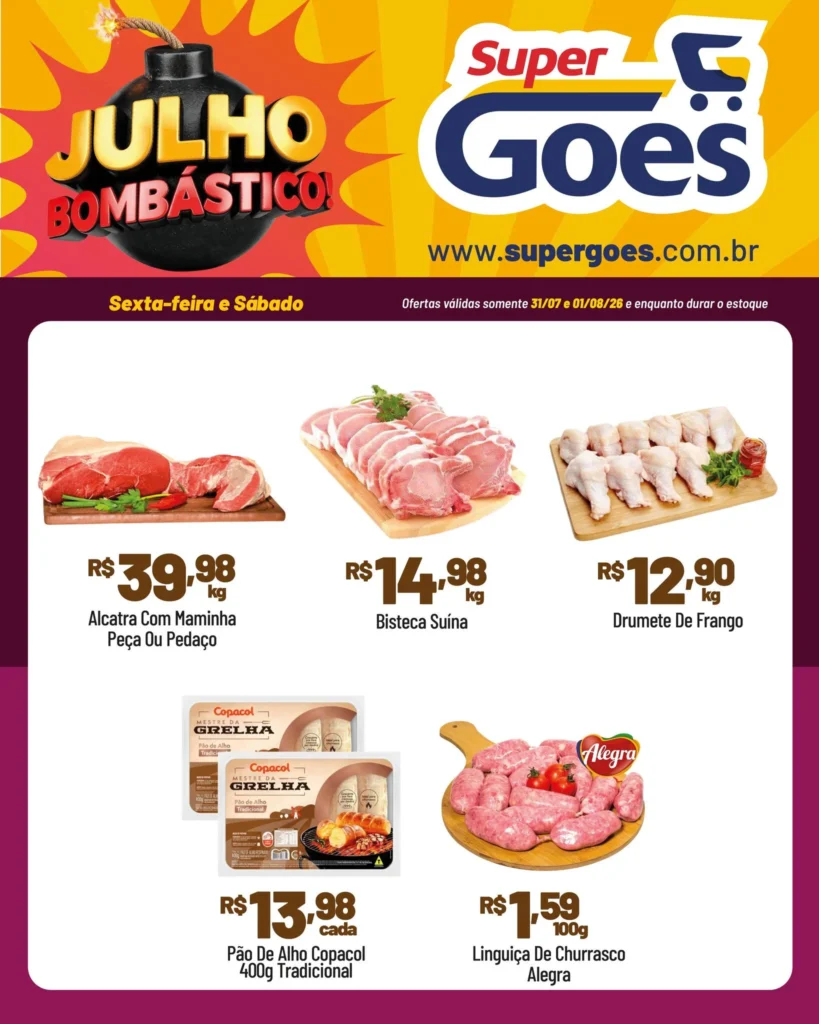 Ofertas Supermercados Goes – 01-08-2026