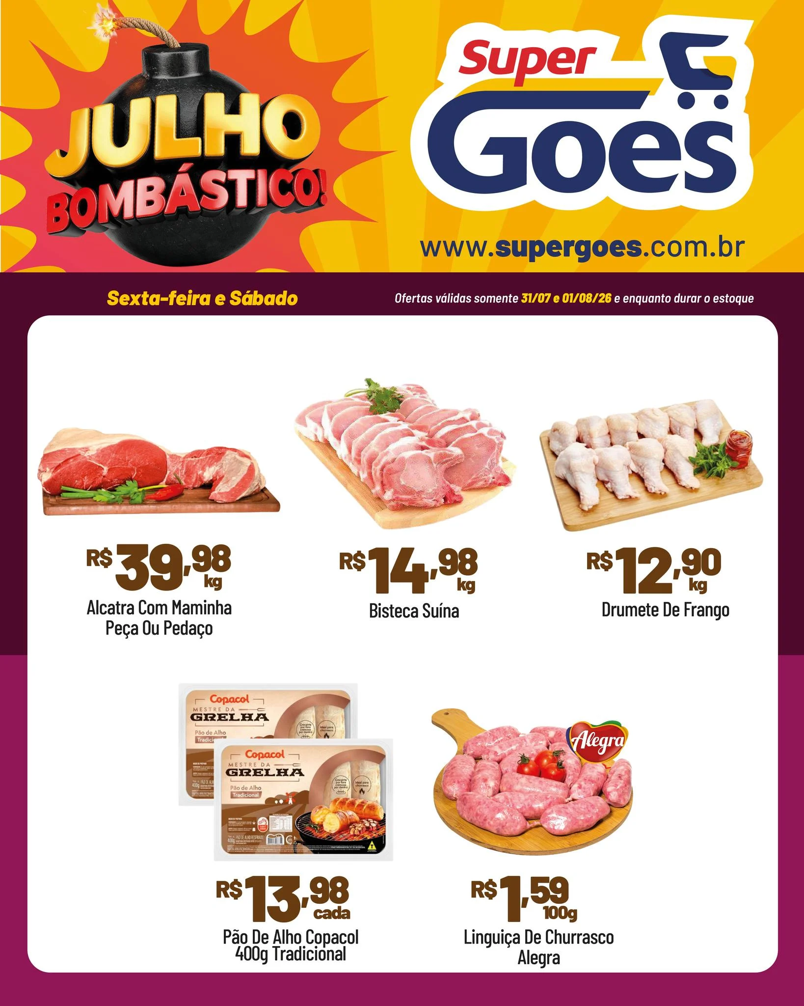 Ofertas Supermercados Goes – 01-08-2026