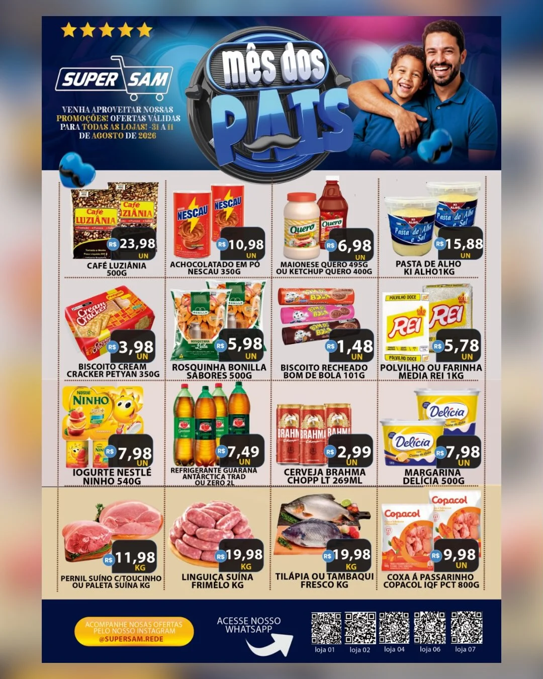 Ofertas Rede Supersam – 11/08/2026