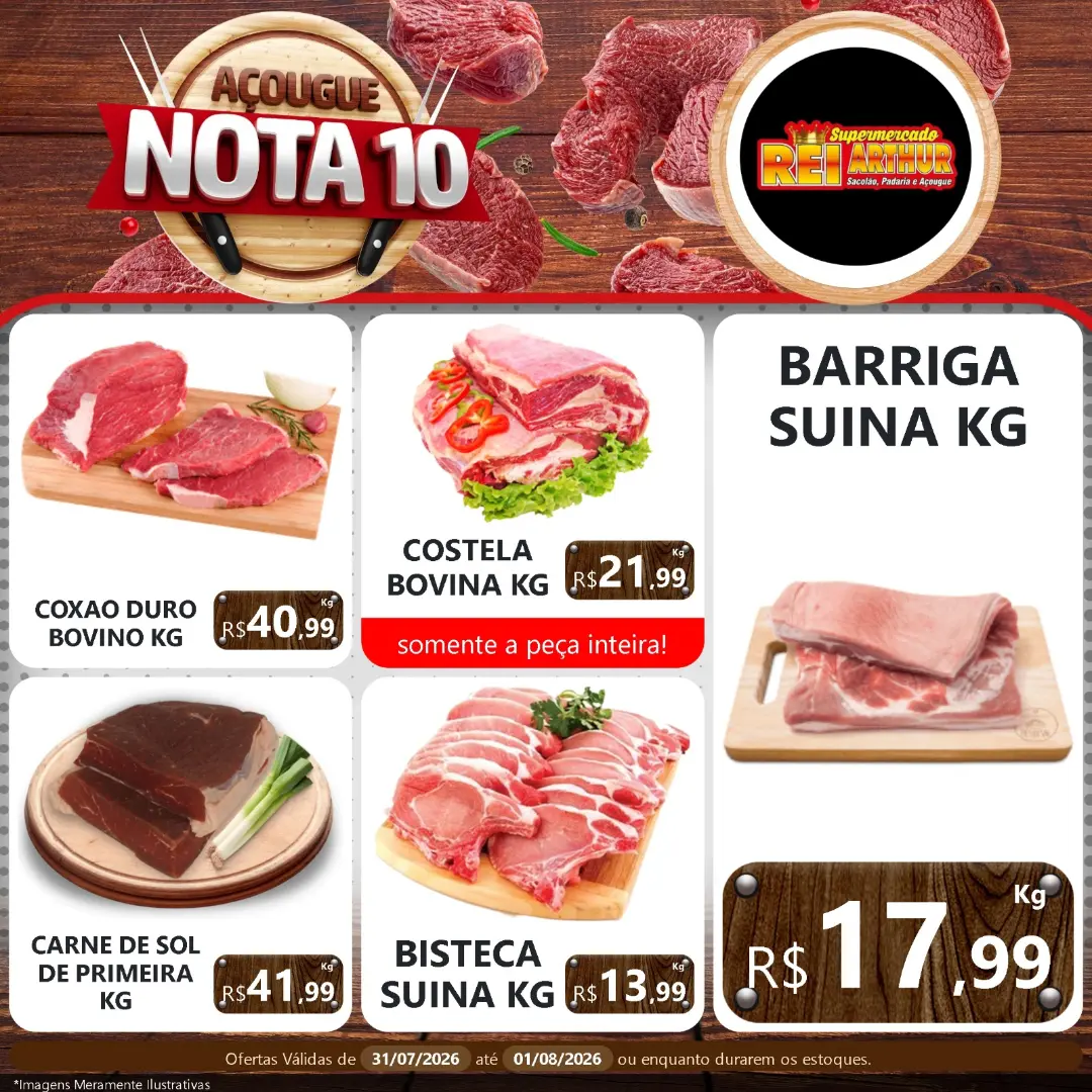 Ofertas Supermercado Rei Arthur💥