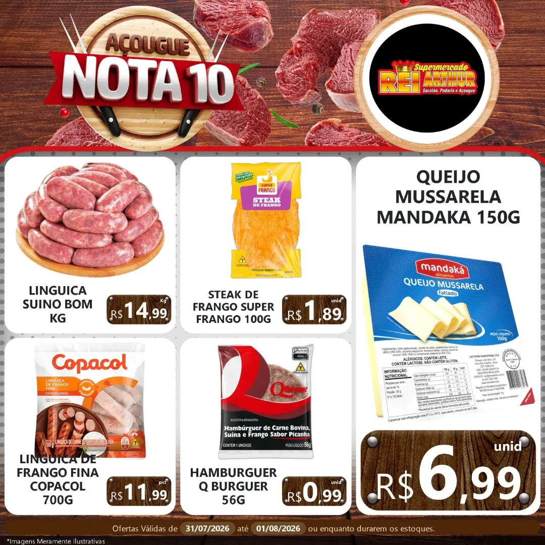 Ofertas Supermercado Rei Arthur💥