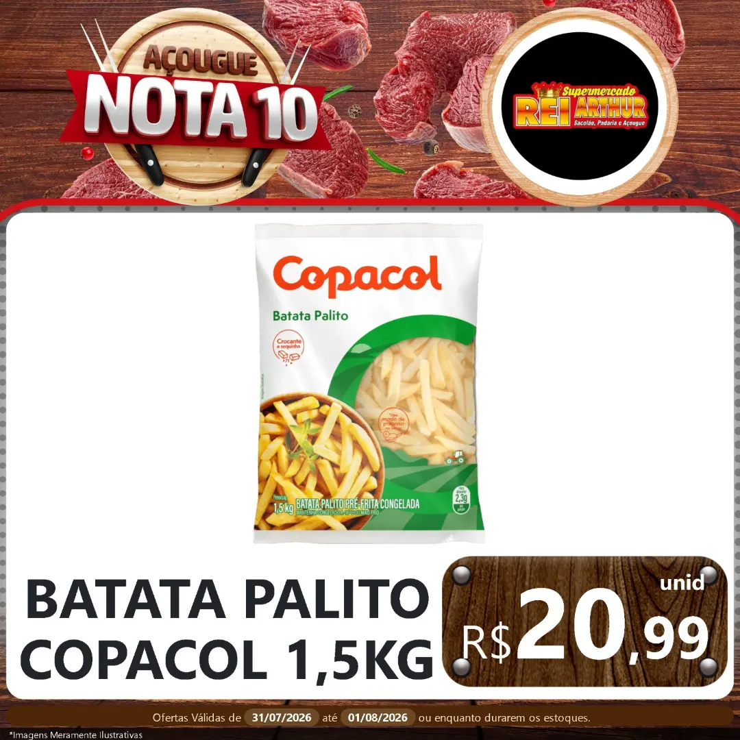 Ofertas Supermercado Rei Arthur💥