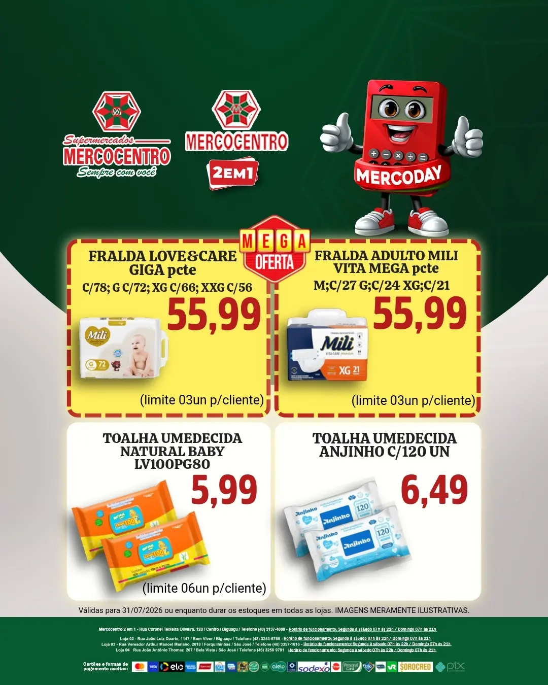 Ofertas SUPERMERCADOS MERCOCENTRO 🛒