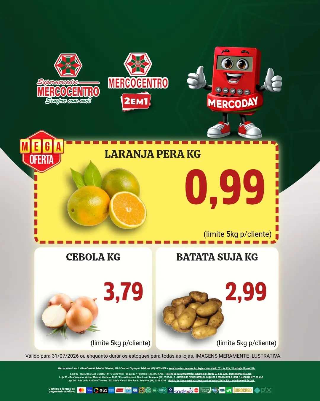 Ofertas SUPERMERCADOS MERCOCENTRO 🛒