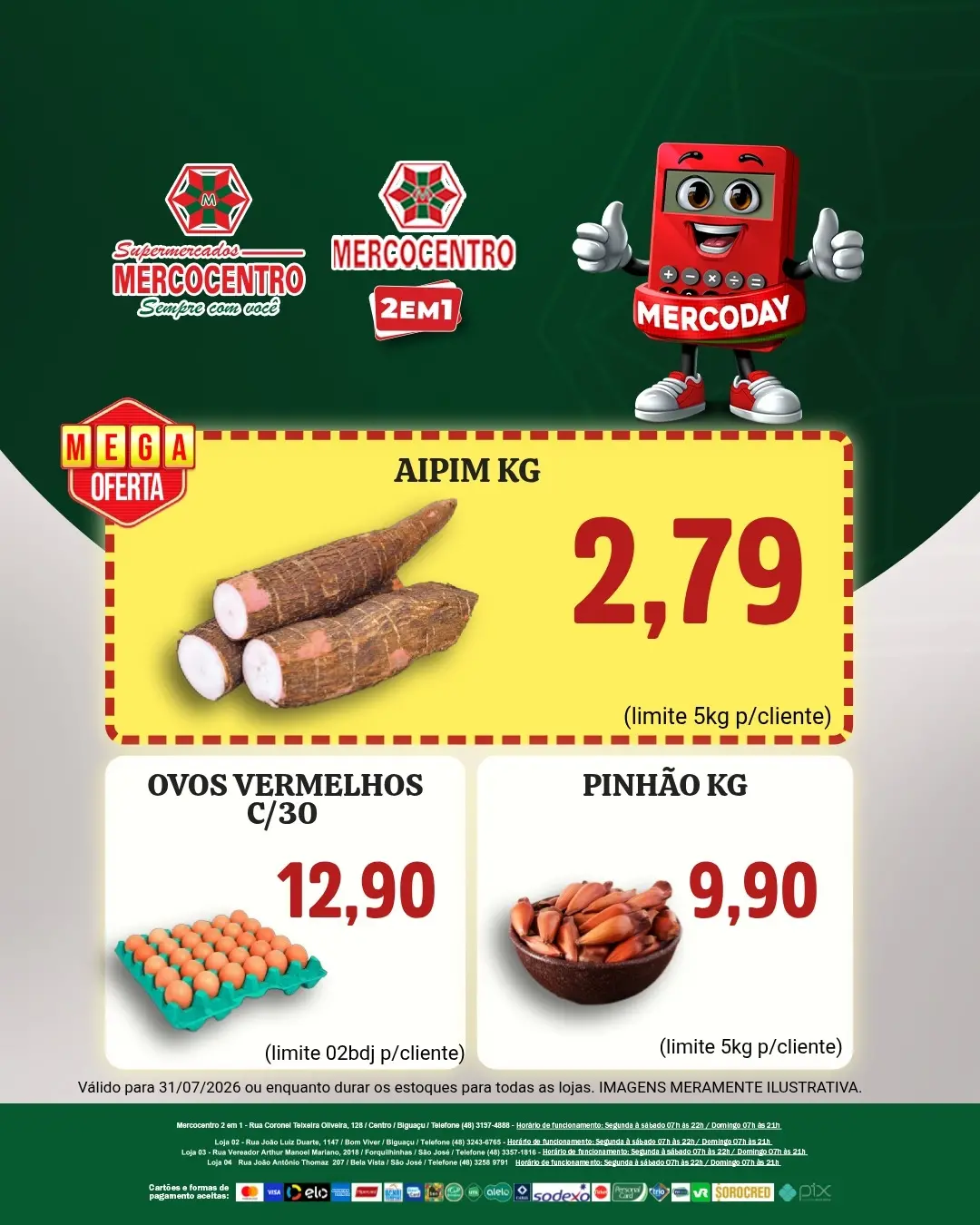Ofertas SUPERMERCADOS MERCOCENTRO 🛒