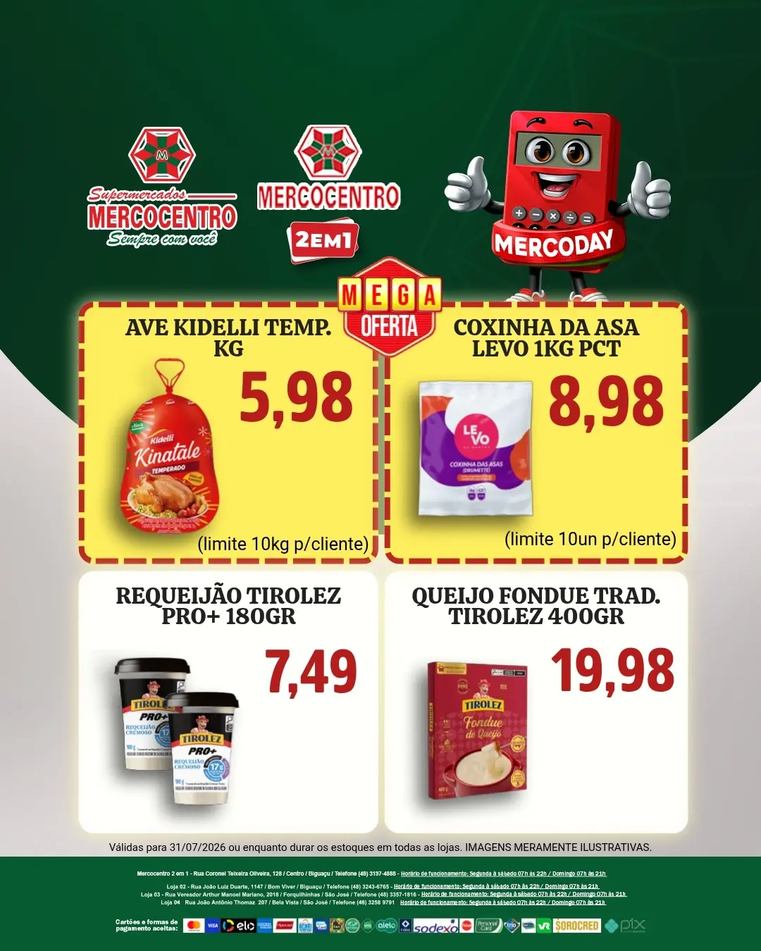Ofertas SUPERMERCADOS MERCOCENTRO 🛒