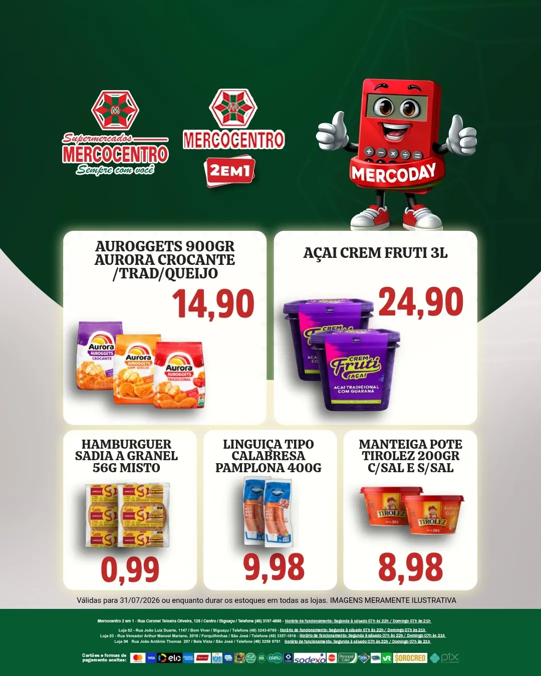Ofertas SUPERMERCADOS MERCOCENTRO 🛒