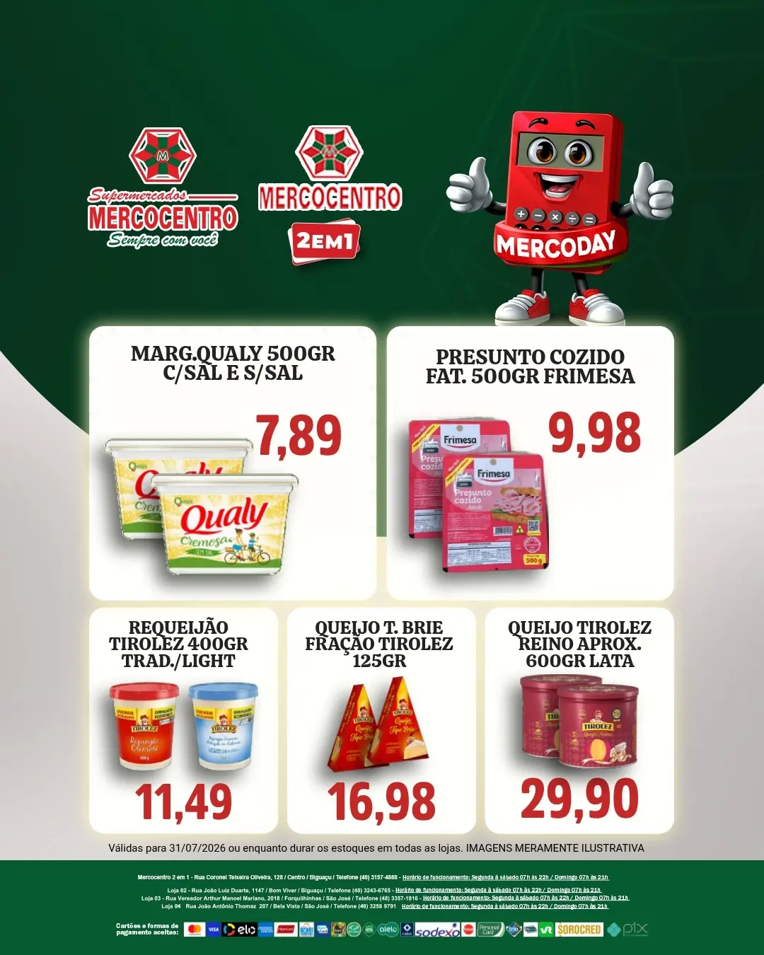 Ofertas SUPERMERCADOS MERCOCENTRO 🛒