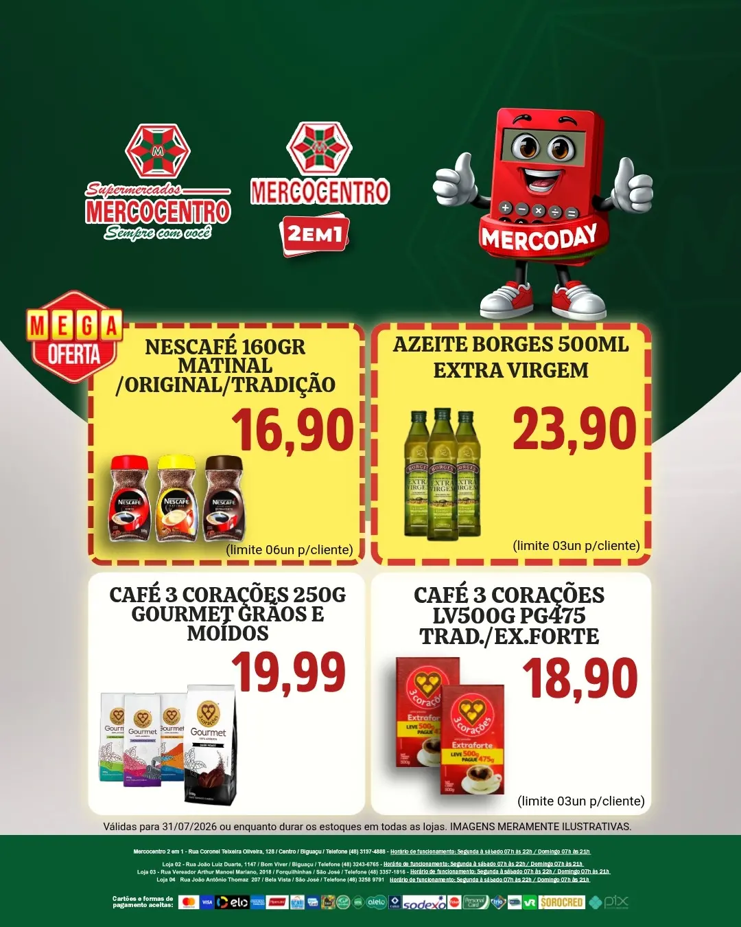Ofertas SUPERMERCADOS MERCOCENTRO 🛒