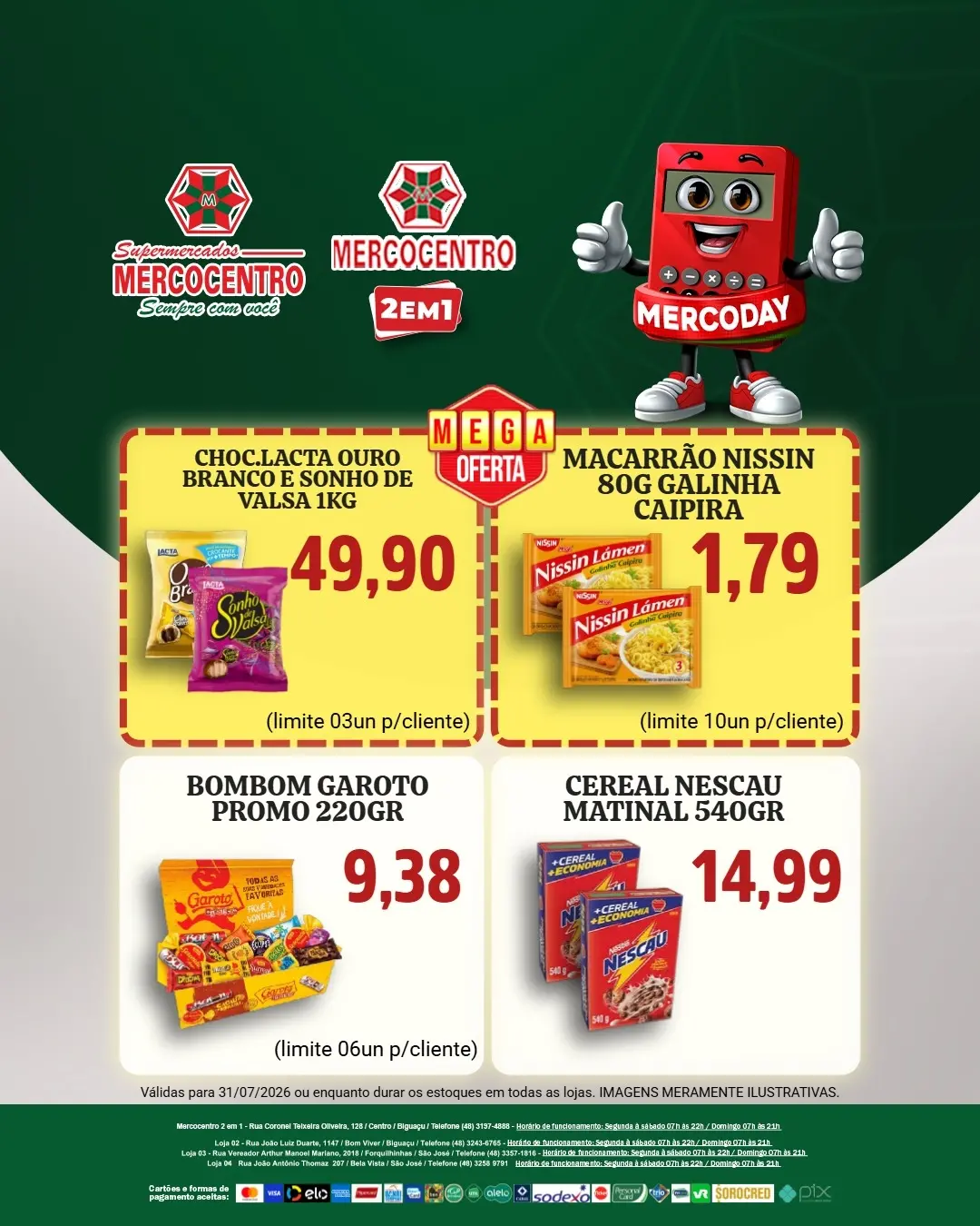 Ofertas SUPERMERCADOS MERCOCENTRO 🛒