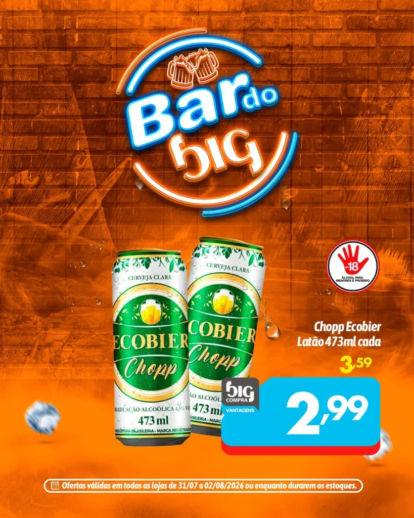 Ofertas Supermercados Big Compra – 02/08/2026