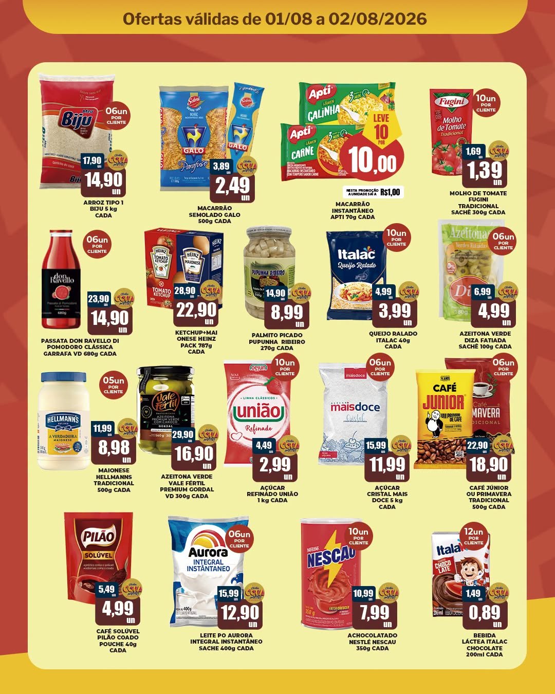 Ofertas do Copacabana Supermercados