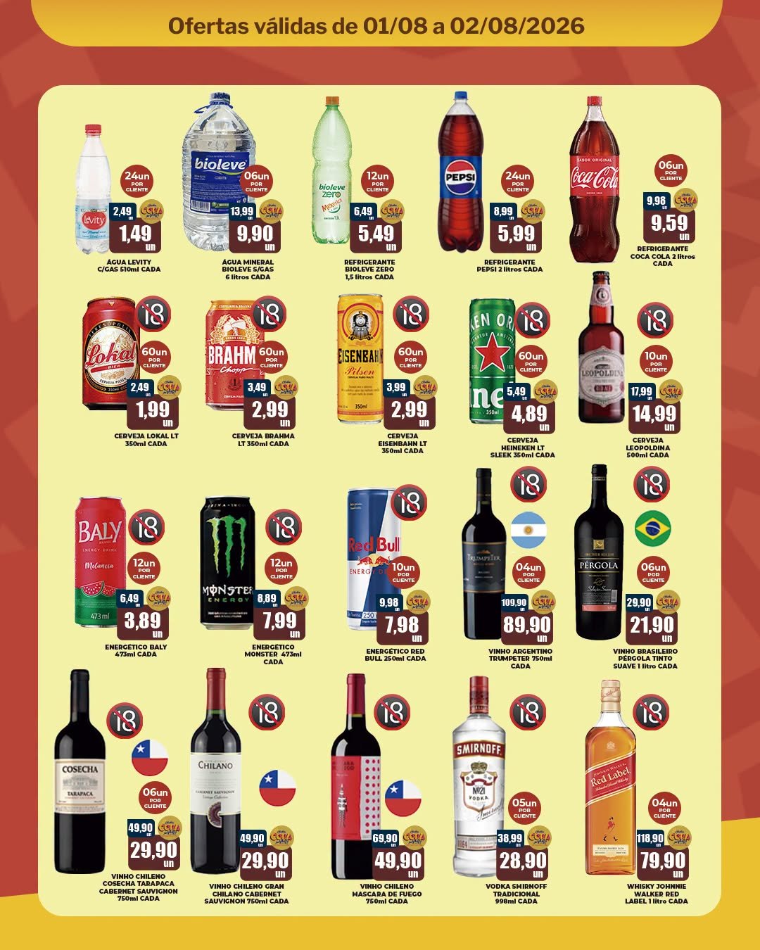 Ofertas do Copacabana Supermercados