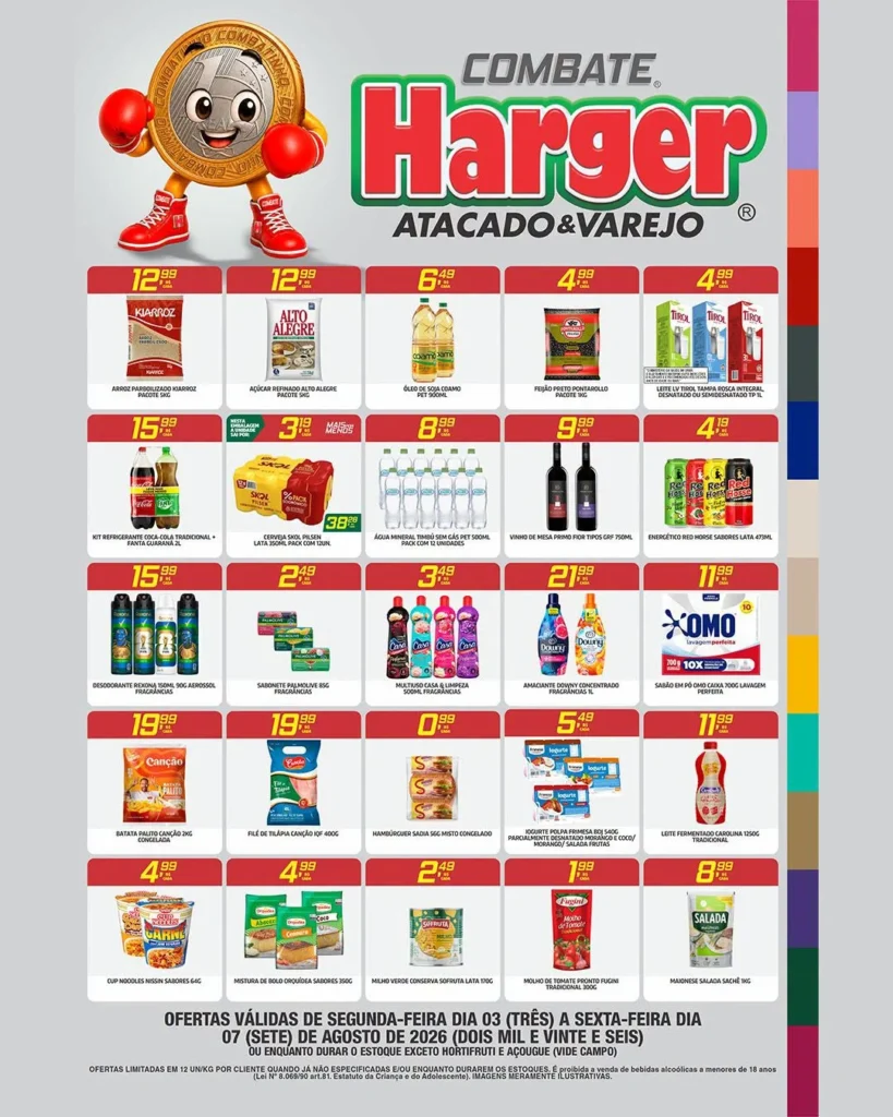 Harger Atacado & Varejo até 07-08-2026