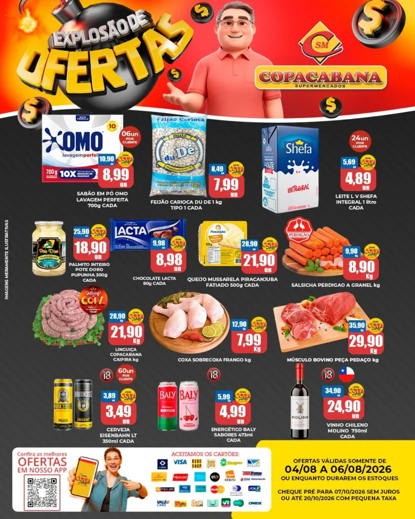 Copacabana Supermercados até 06-08-2026
