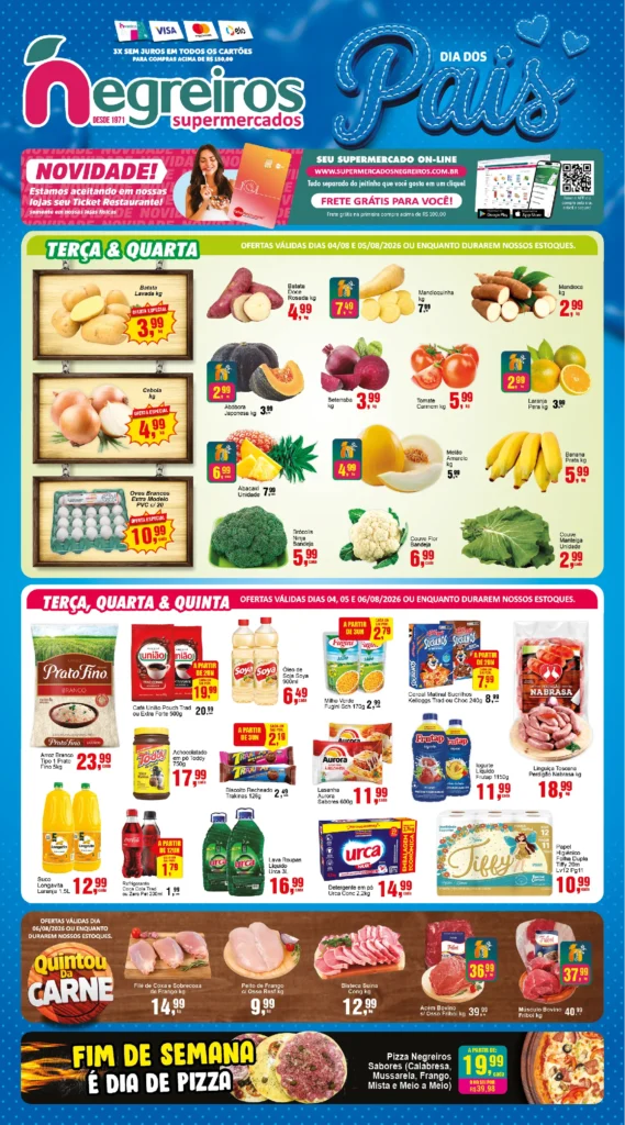 Negreiros Supermercados até 10-08-2026