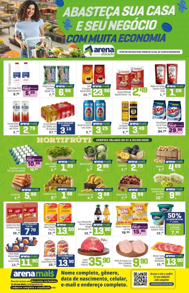 Ofertas Arena Atacado até 03/09/2026. Ofertas Arena Atacado até 03/09/2026.