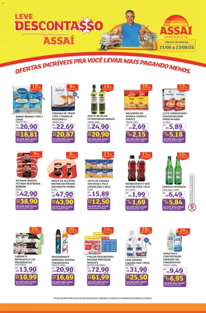 Ofertas Assaí Atacadista ofertas até 23/08/2026.