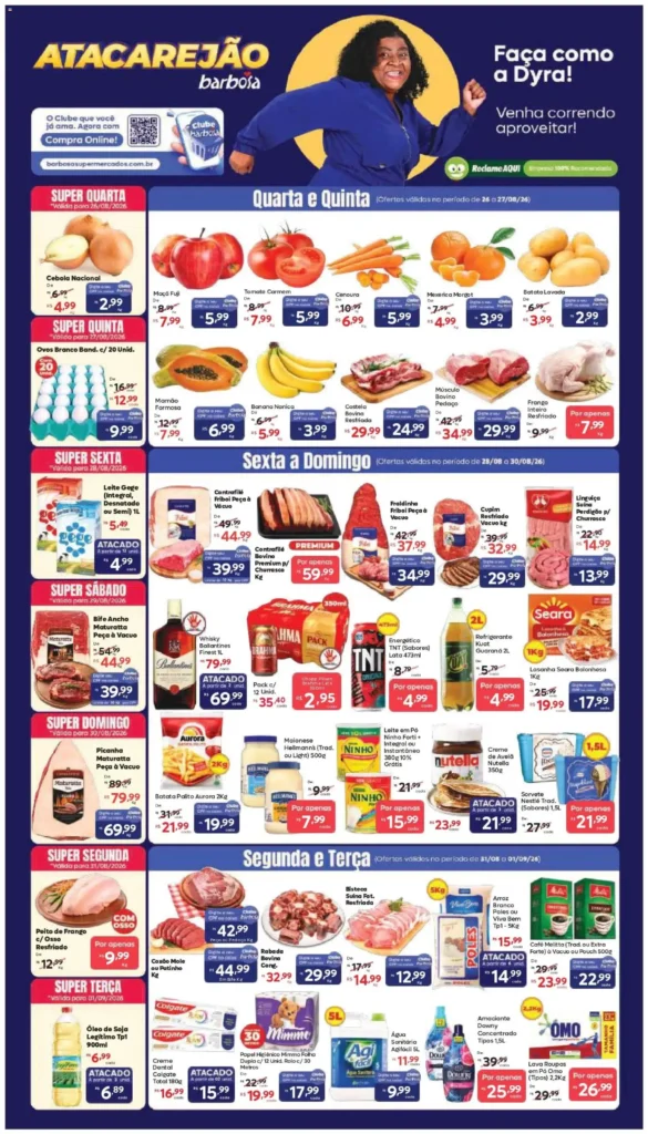 Ofertas Barbosa Supermercados até 01/09/2026.
