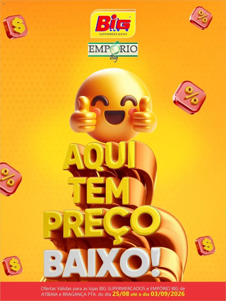Ofertas Big Supermercados até 03/09/2026.
