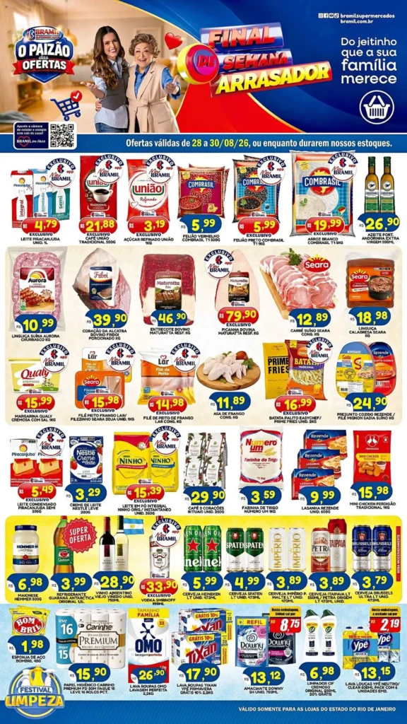 Ofertas Bramil Supermercados até 30/08/2026. Ofertas Bramil Supermercados até 30/08/2026.